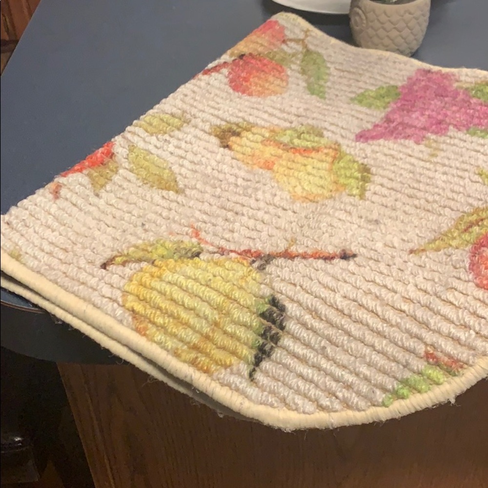 Fruit 🍎🍊🍐🍇 Kitchen Rug - Picture 4 of 5
